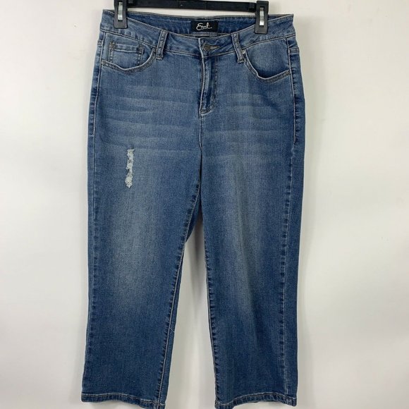 Earl Jeans Denim - Earl Denim Stretch Jeans Capris Wm Sz 10
